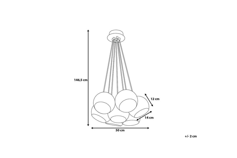 Taklampe Olza - Hvit - Taklampe soverom - Kjøkkenlampe & taklampe kjøkken - Lamper gang - Vinduslampe - Pendellamper & Hengelamper - Taklampe stue - Vinduslampe hengende - Taklampe