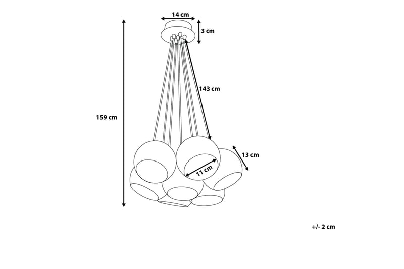 Taklampe Olza - Kobber - Belysning - Innendørsbelysning & Lamper - Taklampe - Kjøkkenlampe & taklampe kjøkken