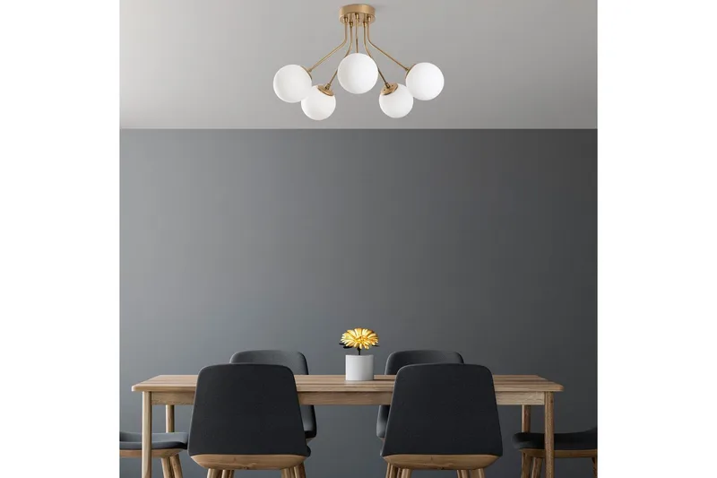 Taklampe Orion Gull - Gull - Belysning - Innendørsbelysning & Lamper - Taklampe - Takplafond