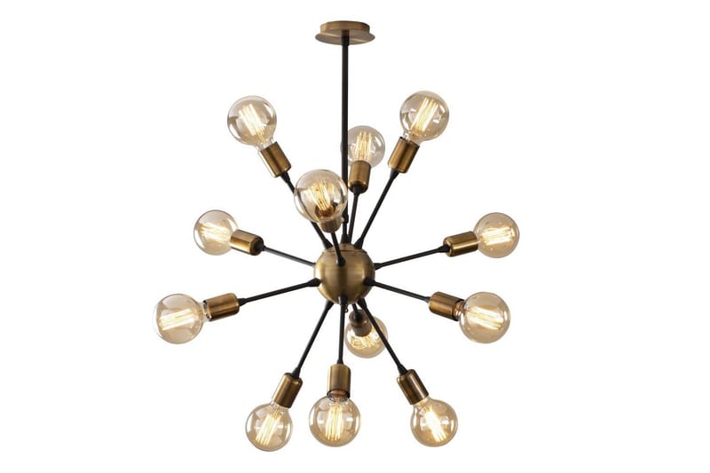Taklampe Ostrell Svart - Svart - Belysning - Innendørsbelysning & Lamper - Taklampe - Kjøkkenlampe & taklampe kjøkken