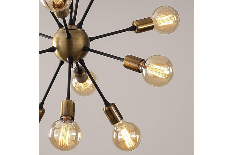 Taklampe Ostrell Svart - Svart - Belysning - Innendørsbelysning & Lamper - Taklampe - Kjøkkenlampe & taklampe kjøkken