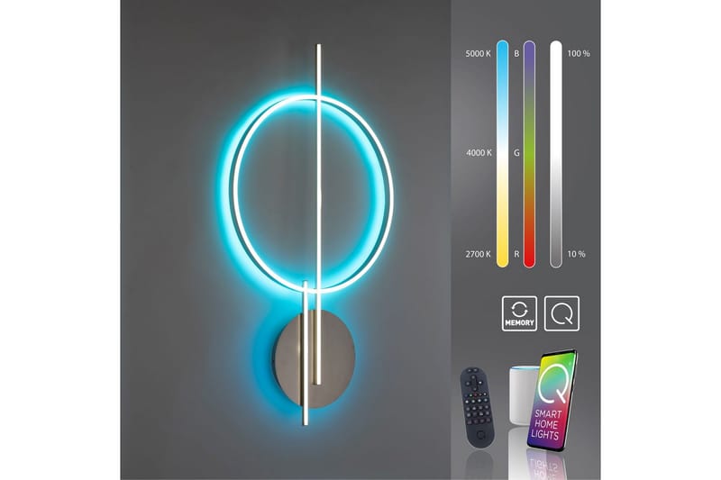Taklampe Q-Arkoa - 60x6x115 cm - Belysning - Innendørsbelysning & Lamper - Taklampe - Takplafond