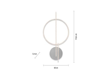 Taklampe Q-Arkoa - 60x6x115 cm - Belysning - Innendørsbelysning & Lamper - Taklampe - Takplafond