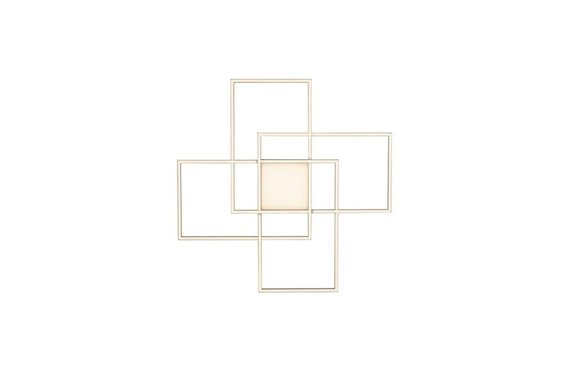 Taklampe Q-Asmin - 80x6x80 cm - Belysning - Innendørsbelysning & Lamper - Taklampe - Takplafond