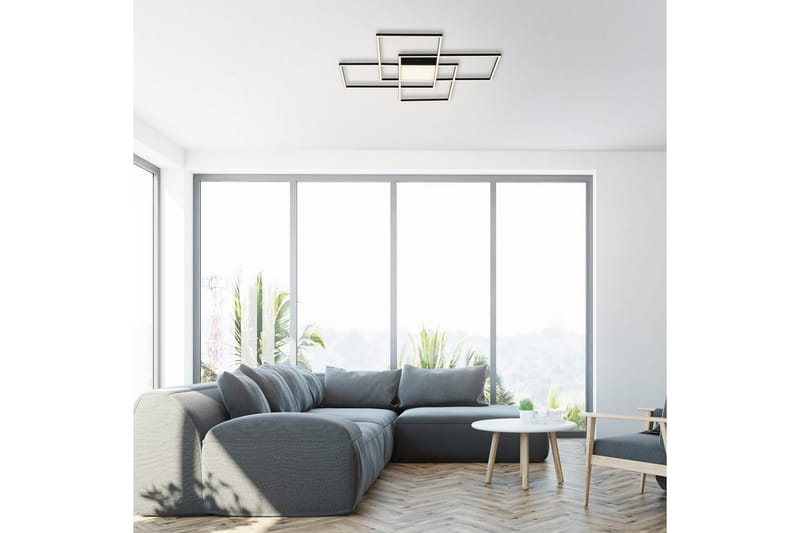 Taklampe Q-Asmin - 80x6x80 cm - Belysning - Innendørsbelysning & Lamper - Taklampe - Takplafond