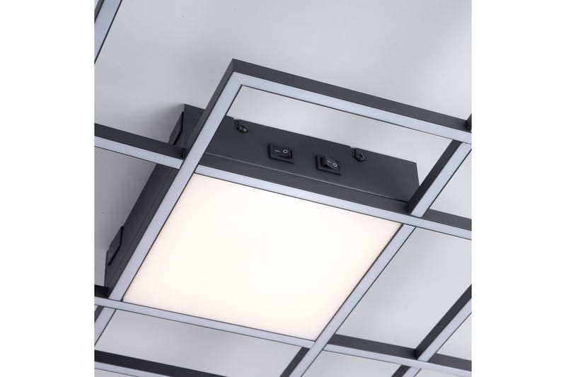Taklampe Q-Asmin - 80x6x80 cm - Belysning - Innendørsbelysning & Lamper - Taklampe - Takplafond