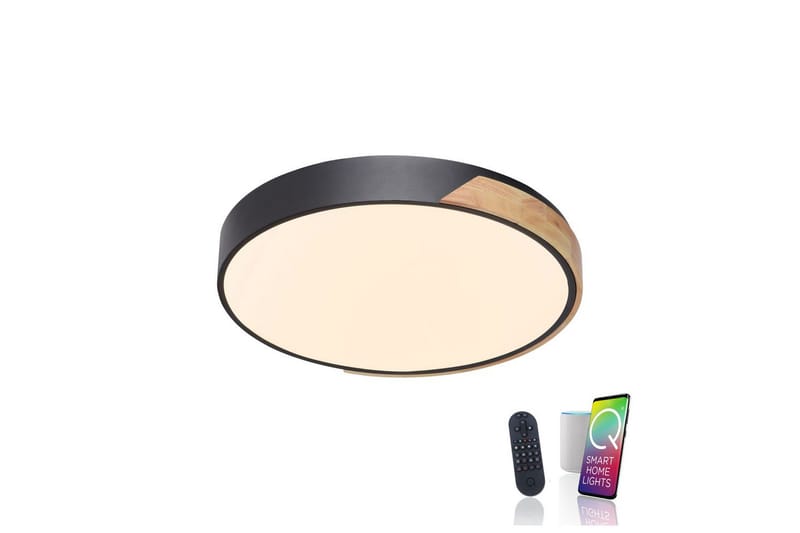 Taklampe Q-Bila - 52x7x51 cm - Belysning - Innendørsbelysning & Lamper - Taklampe - Takplafond