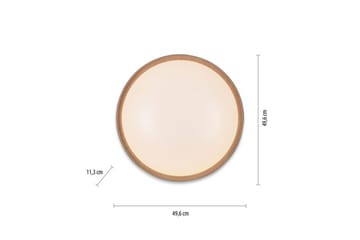 Taklampe Q-Emilia - 50x12x50 cm - Belysning - Innendørsbelysning & Lamper - Taklampe - Takplafond