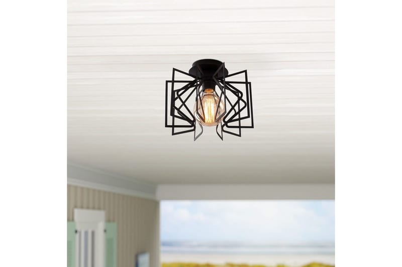 Taklampe Quira Black - Svart - Belysning - Innendørsbelysning & Lamper - Taklampe - Takplafond