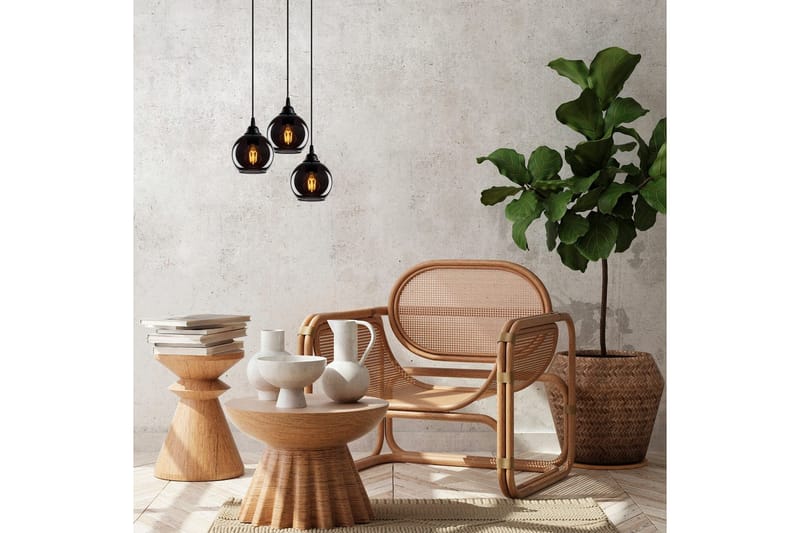 Taklampe Røkt Fume - Mørkegrå - Belysning - Innendørsbelysning & Lamper - Taklampe - Kjøkkenlampe & taklampe kjøkken