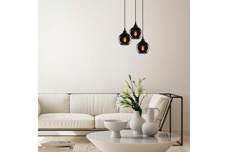 Taklampe Røkt Fume - Mørkegrå - Belysning - Innendørsbelysning & Lamper - Taklampe - Kjøkkenlampe & taklampe kjøkken
