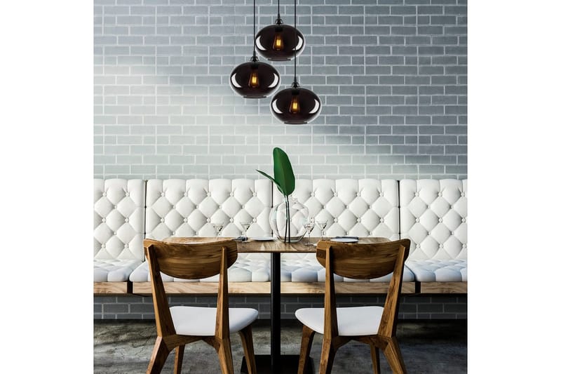 Taklampe Røykfarget Fume - Mørkegrå - Belysning - Innendørsbelysning & Lamper - Taklampe - Kjøkkenlampe & taklampe kjøkken