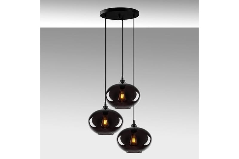 Taklampe Røykfarget Fume - Mørkegrå - Belysning - Innendørsbelysning & Lamper - Taklampe - Kjøkkenlampe & taklampe kjøkken