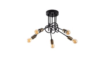 Taklampe Ranju Svart / Antikk Fem Sokkel - Fem Sokkel - Belysning - Innendørsbelysning & Lamper - Taklampe - Kjøkkenlampe & taklampe kjøkken
