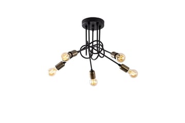 Taklampe Ranju Svart / Antikk Fem Sokkel - Fem Sokkel - Belysning - Innendørsbelysning & Lamper - Taklampe - Kjøkkenlampe & taklampe kjøkken