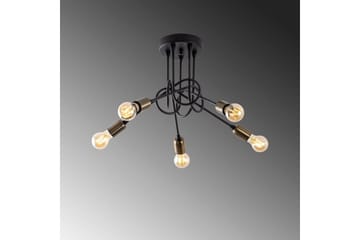 Taklampe Ranju Svart / Antikk Fem Sokkel - Fem Sokkel - Belysning - Innendørsbelysning & Lamper - Taklampe - Kjøkkenlampe & taklampe kjøkken