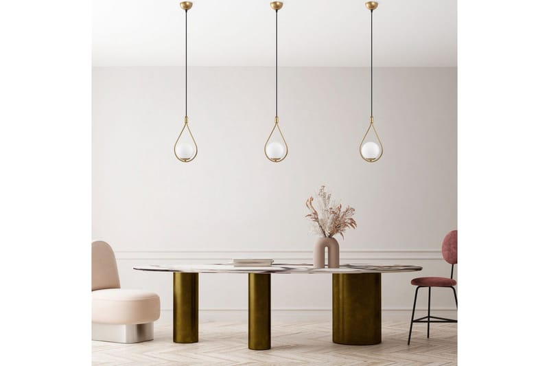 Taklampe Ranpal Singel Gull - Gull - Belysning - Innendørsbelysning & Lamper - Taklampe - Kjøkkenlampe & taklampe kjøkken