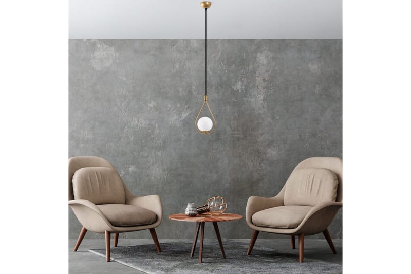 Taklampe Ranpal Singel Gull - Gull - Belysning - Innendørsbelysning & Lamper - Taklampe - Kjøkkenlampe & taklampe kjøkken