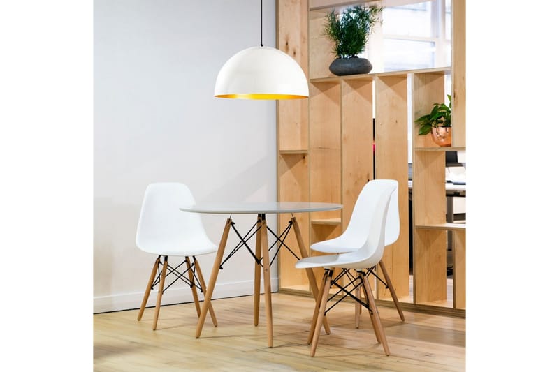 Taklampe Rantesh Hvit - 50 x 50 cm - Belysning - Innendørsbelysning & Lamper - Taklampe - Kjøkkenlampe & taklampe kjøkken