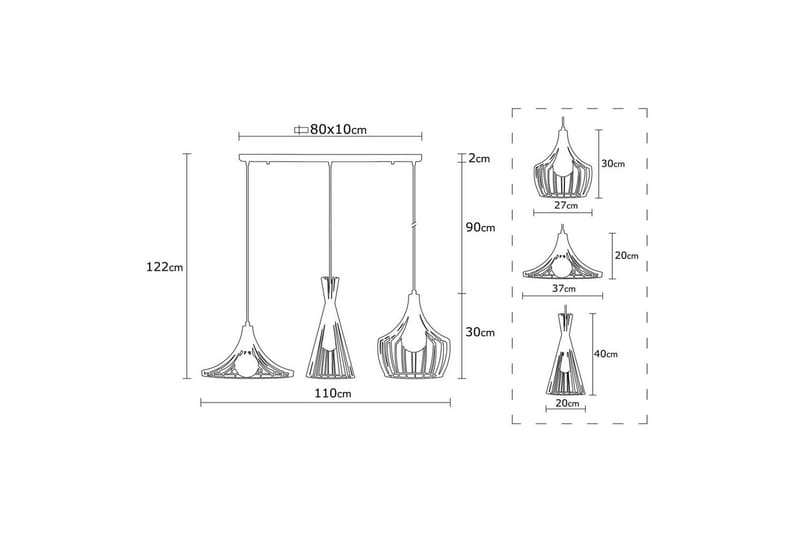 Taklampe Renla Kobber - Kobber - Belysning - Innendørsbelysning & Lamper - Taklampe - Kjøkkenlampe & taklampe kjøkken