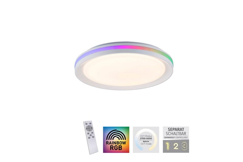Taklampe Ribbon - 40x7x40 cm - Belysning - Innendørsbelysning & Lamper - Taklampe - Takplafond