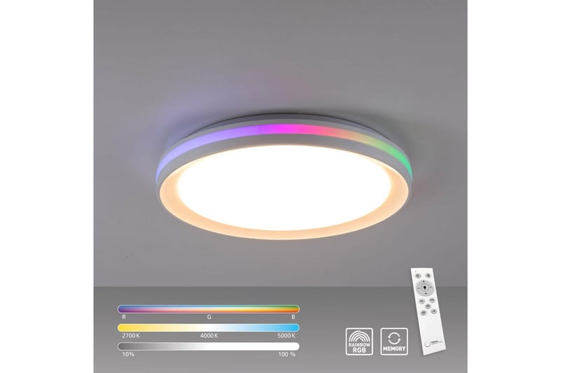Taklampe Ribbon - 40x7x40 cm - Belysning - Innendørsbelysning & Lamper - Taklampe - Takplafond