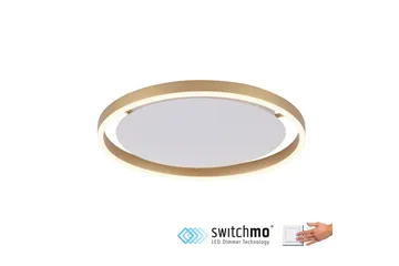 Taklampe Ritus - 39,3x5,3x39,3 cm, Messing Matt - Belysning - Innendørsbelysning & Lamper - Taklampe - Takplafond