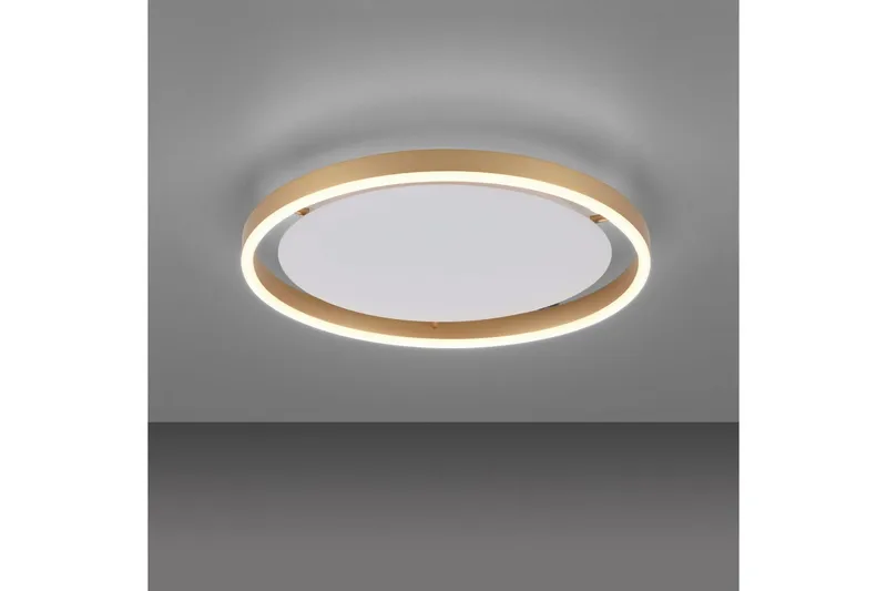 Taklampe Ritus - 39,3x5,3x39,3 cm, Messing Matt - Belysning - Innendørsbelysning & Lamper - Taklampe - Takplafond