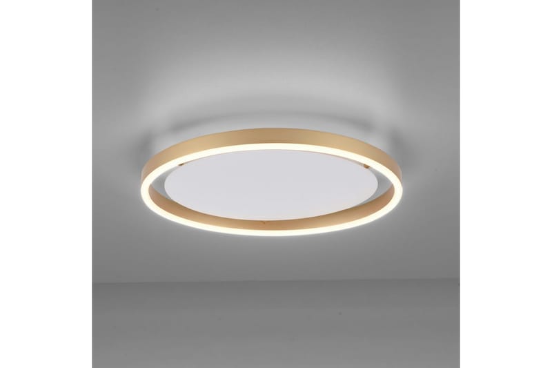Taklampe Ritus - 39,3x5,3x39,3 cm, Messing Matt - Belysning - Innendørsbelysning & Lamper - Taklampe - Takplafond
