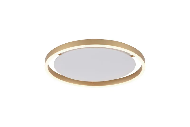 Taklampe Ritus - 39,3x5,3x39,3 cm, Messing Matt - Belysning - Innendørsbelysning & Lamper - Taklampe - Takplafond