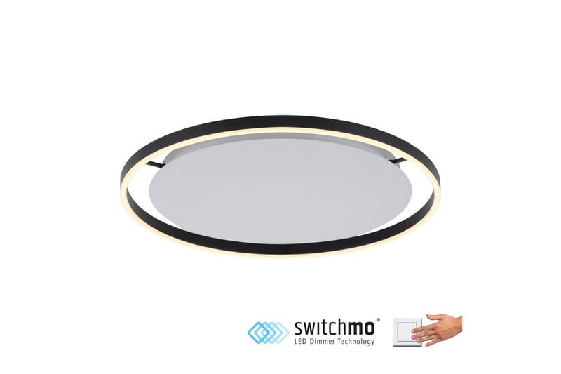 Taklampe Ritus - 58,5x5,3x58,5 cm, Antrasitt - Belysning - Innendørsbelysning & Lamper - Taklampe - Takplafond