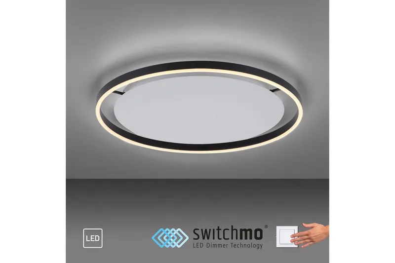 Taklampe Ritus - 58,5x5,3x58,5 cm, Antrasitt - Belysning - Innendørsbelysning & Lamper - Taklampe - Takplafond