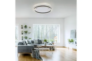 Taklampe Ritus - 58,5x5,3x58,5 cm, Antrasitt - Belysning - Innendørsbelysning & Lamper - Taklampe - Takplafond