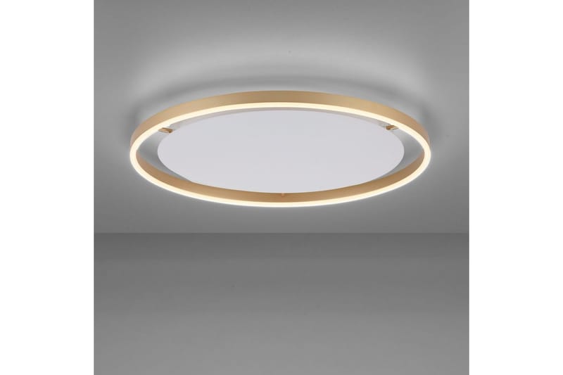 Taklampe Ritus - 58,5x5,3x58,5 cm, Messing Matt - Belysning - Innendørsbelysning & Lamper - Taklampe - Takplafond
