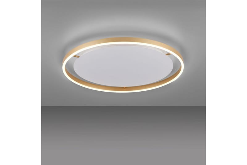 Taklampe Ritus - 58,5x5,3x58,5 cm, Messing Matt - Belysning - Innendørsbelysning & Lamper - Taklampe - Takplafond