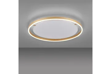 Taklampe Ritus - 58,5x5,3x58,5 cm, Messing Matt - Belysning - Innendørsbelysning & Lamper - Taklampe - Takplafond