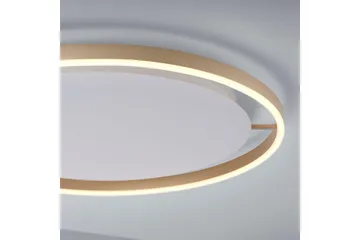 Taklampe Ritus - 58,5x5,3x58,5 cm, Messing Matt - Belysning - Innendørsbelysning & Lamper - Taklampe - Takplafond