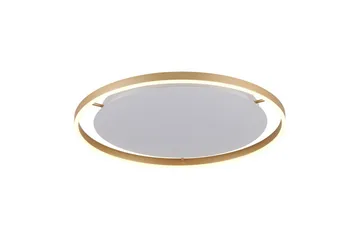 Taklampe Ritus - 58,5x5,3x58,5 cm, Messing Matt - Belysning - Innendørsbelysning & Lamper - Taklampe - Takplafond