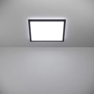 Taklampe Rovito - Sort, 390x390 mm - Belysning - Innendørsbelysning & Lamper - Taklampe - Takplafond