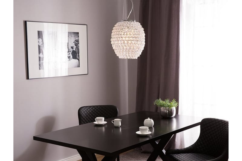 Taklampe Sauer 32 cm - Sølv - Taklampe soverom - Kjøkkenlampe & taklampe kjøkken - Lamper gang - Vinduslampe - Pendellamper & Hengelamper - Taklampe stue - Vinduslampe hengende - Taklampe