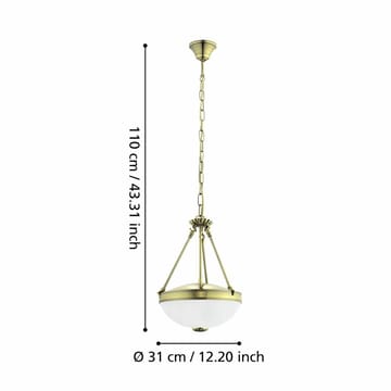 Taklampe Savoy - 31 cm - Belysning - Innendørsbelysning & Lamper - Taklampe - Kjøkkenlampe & taklampe kjøkken