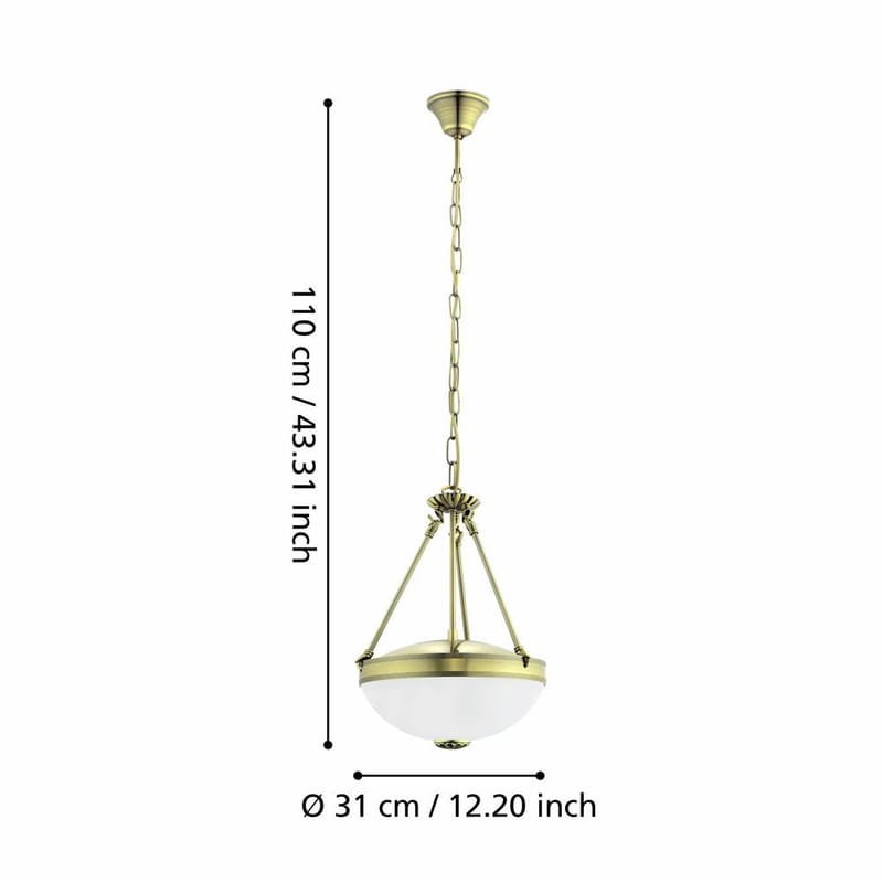 Taklampe Savoy - 31 cm - Belysning - Innendørsbelysning & Lamper - Taklampe - Kjøkkenlampe & taklampe kjøkken
