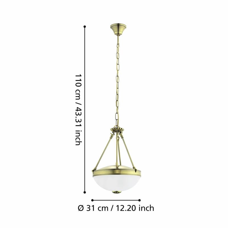 Taklampe Savoy - 31 cm - Belysning - Innendørsbelysning & Lamper - Taklampe - Krystallkrone & takkrone