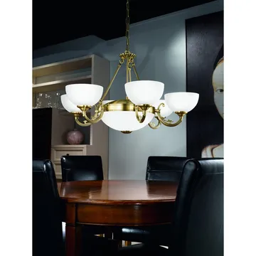 Taklampe Savoy med 6 lamper - 74 cm - Belysning - Innendørsbelysning & Lamper - Taklampe - Kjøkkenlampe & taklampe kjøkken