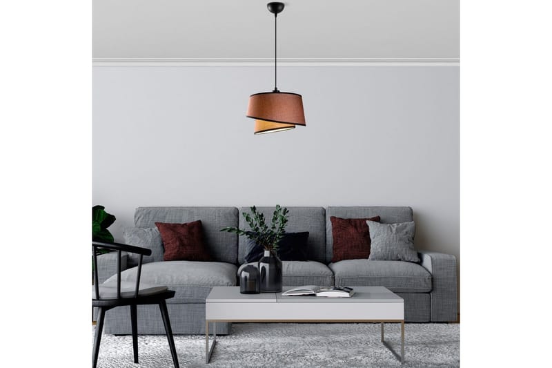 Taklampe Scene Mørk brun - Mørk brun - Belysning - Innendørsbelysning & Lamper - Taklampe - Kjøkkenlampe & taklampe kjøkken