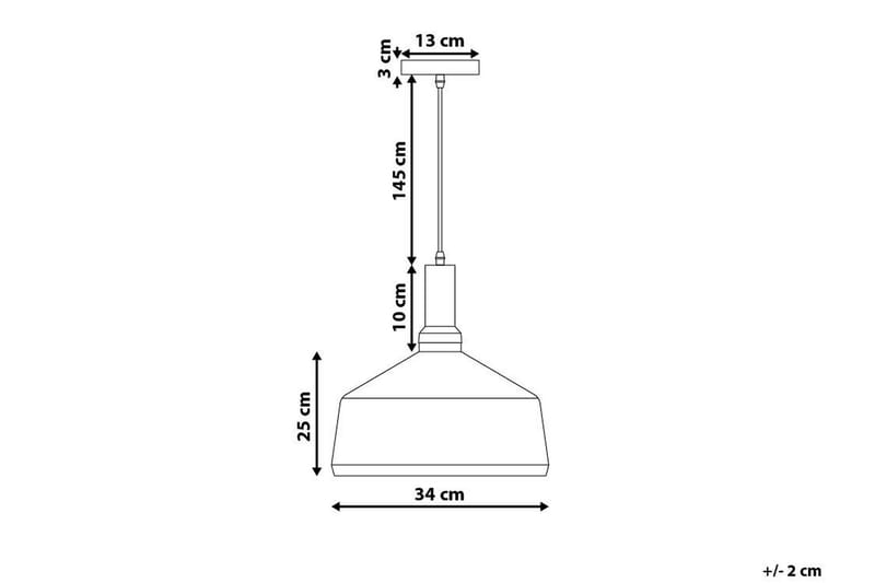 Taklampe Sepik 34 cm - Hvit - Taklampe soverom - Kjøkkenlampe & taklampe kjøkken - Lamper gang - Vinduslampe - Pendellamper & Hengelamper - Taklampe stue - Vinduslampe hengende - Taklampe