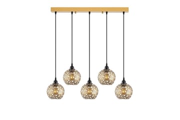 Taklampe Silen Trippel Gull - Gull - Belysning - Innendørsbelysning & Lamper - Taklampe - Kjøkkenlampe & taklampe kjøkken