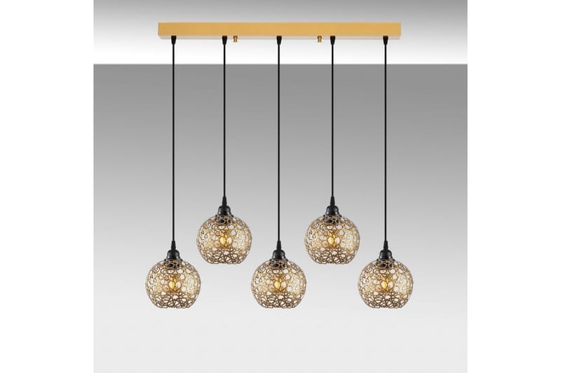 Taklampe Silen Trippel Gull - Gull - Belysning - Innendørsbelysning & Lamper - Taklampe - Kjøkkenlampe & taklampe kjøkken