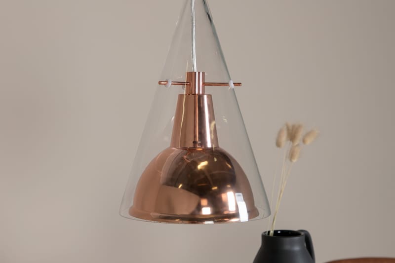 Taklampe Sivakasi Glass/Kobber - Taklampe soverom - Kjøkkenlampe & taklampe kjøkken - Lamper gang - Vinduslampe - Pendellamper & Hengelamper - Taklampe stue - Vinduslampe hengende - Taklampe