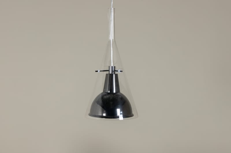 Taklampe Sivakasi - Glass/Svart - Taklampe soverom - Kjøkkenlampe & taklampe kjøkken - Lamper gang - Vinduslampe - Pendellamper & Hengelamper - Taklampe stue - Vinduslampe hengende - Taklampe